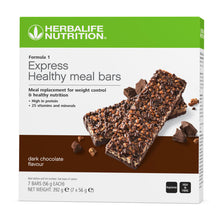 Load image into Gallery viewer, Formula 1 Express Healthy Meal Bars Dark Chocolate 7 bars per box
